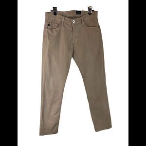 Men’s Adriano Goldschmied Tan Modern Slim Tellis Cut Gently Used Condition 30/32